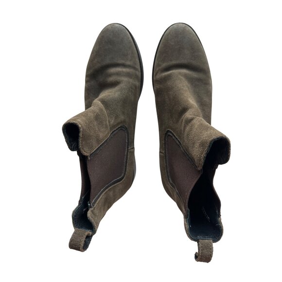 Thursday Boot Company Duchess Chelsea Suede Leather Ankle Boots Brown Size 9 - Picture 4 of 8